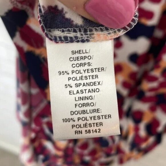 NWT Maggy London Faux Wrap Midi Dress - Picture 13 of 15